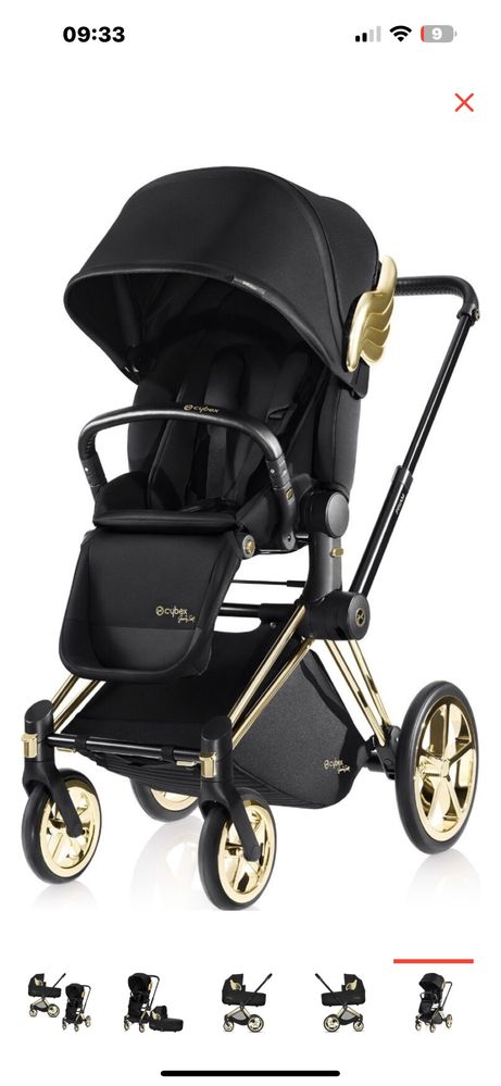 Коляска  Cybex Priam IV FE Jeremy Scott Wings в состонии как новая.