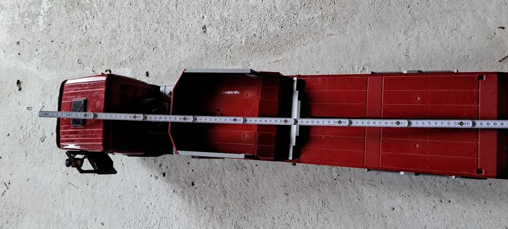 Camion man trailer de  jucărie dimensiune de 87 cm pe 21cm