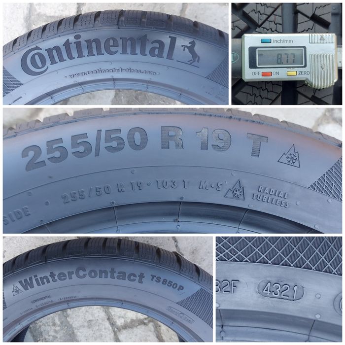 O bucată 255/50 R19 M+S iarnă - una Continental Michelin