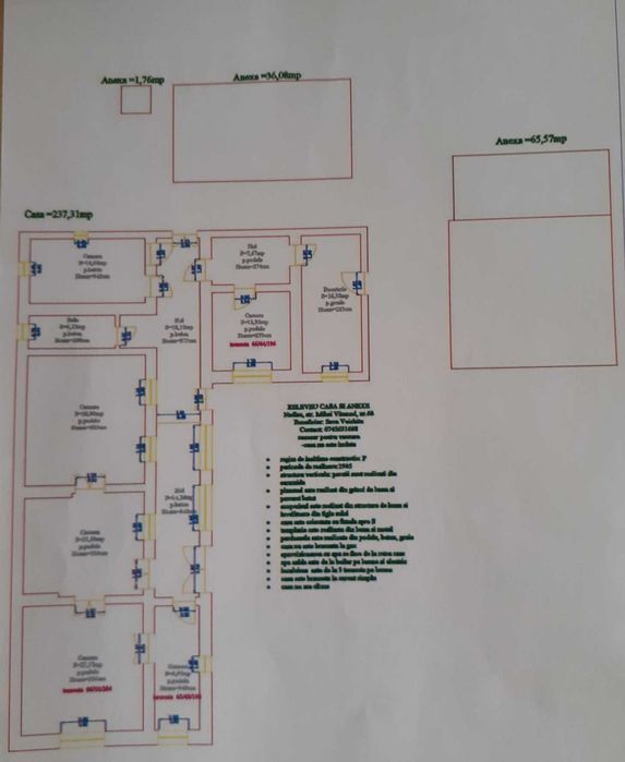 Casa de vanzare cu teren spatios in orasul Nadlac judetul Arad