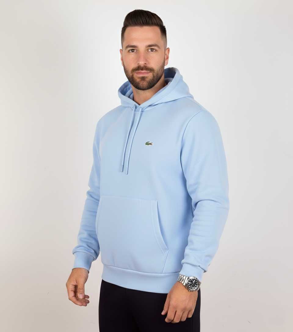 Lacoste Fleece Hoodie - Оригинален мъжки суитшърт размер 2XL