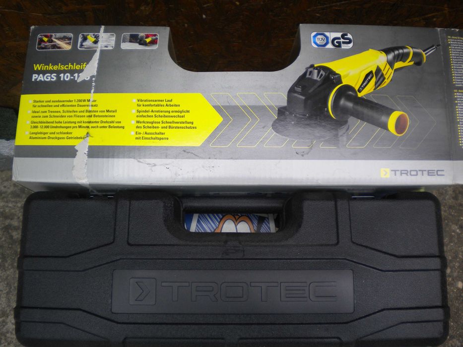 Polizor unghiular TROTEC PAGS 10-125 - NOU !