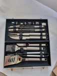 Set grătar profesional GRILL MEISTER – complet, din inox, în valiză al
