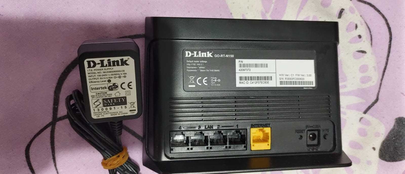 Router D-link în stare bună de funcționare