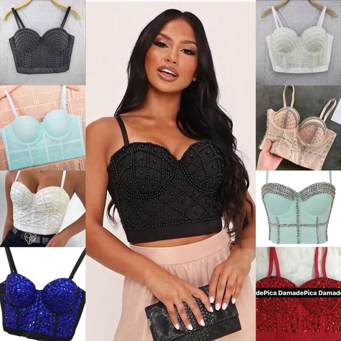 Top bustiera cu model sau fara