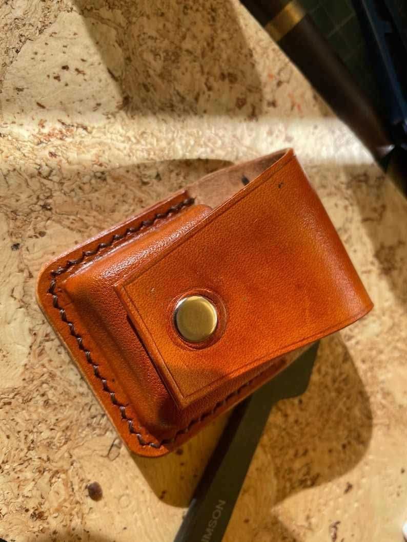 Калъф от естествена кожа за запалка “Zippo”