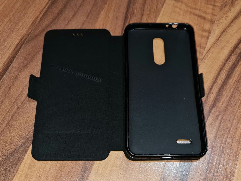 Husa flip magnetica originala Lemontti Magnetic Book Case LG K11 2018