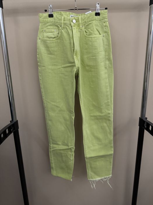 Дънки Sinsay в цвят лайм