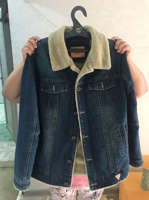Мужской джинсовая куртка.Осень,весна.