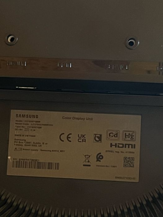 Samsung Odyssey G5 – 27” - 144hz
