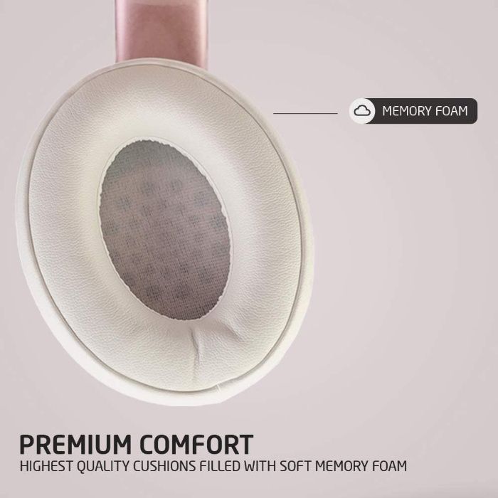 Разопаковани Безжични Bluetooth Слушалки, PowerLocus P6 - Rose Gold