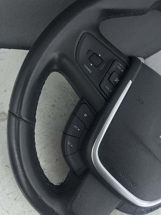 Volan complet cu airbag comenzi Peugeot 508 2010-2014 cod 9687466ZE