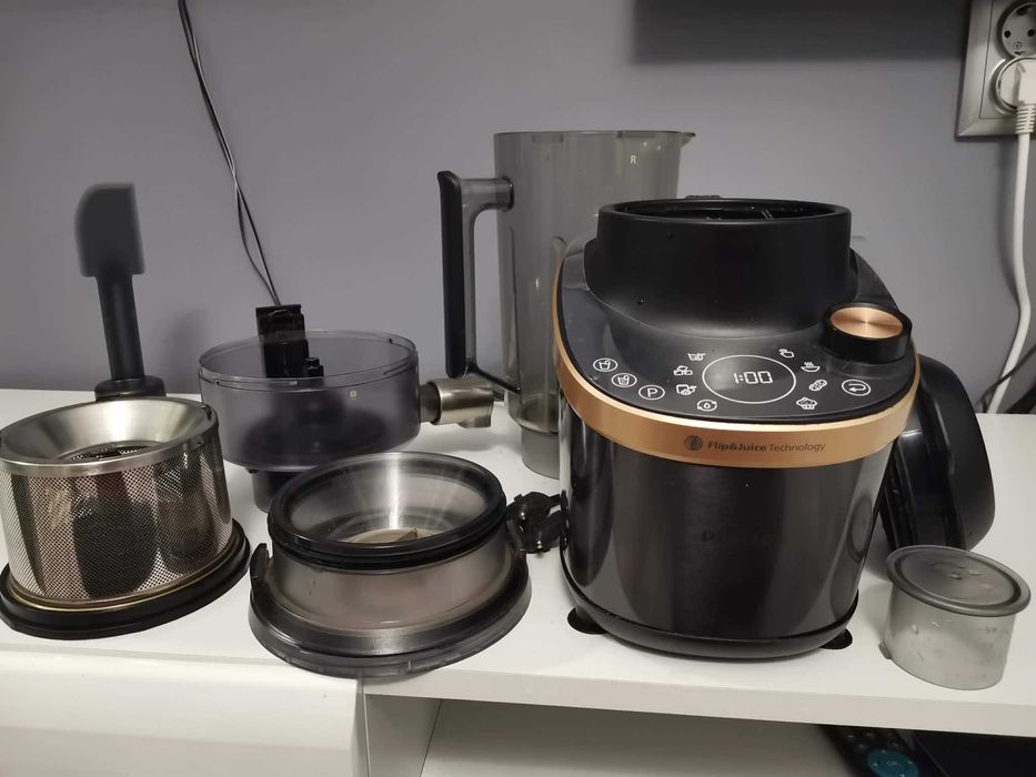 Сокоизстисквачка и блендер 2в1 Phillips Flip and Juice