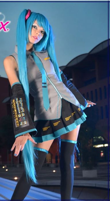 Косплей- аниме Хатсуне Мику - костюм "под ключ" , есть всё !