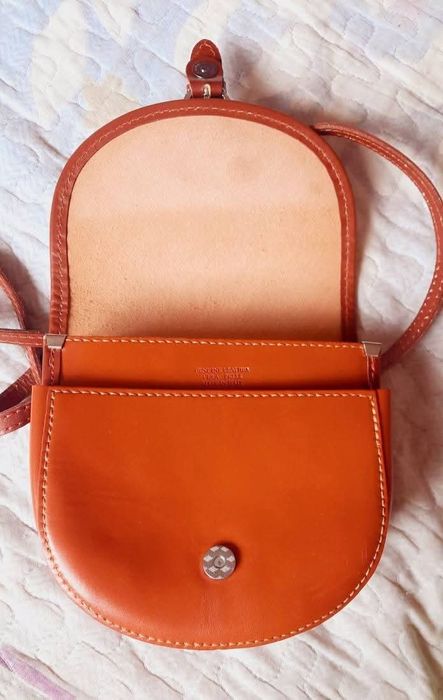 Geantă damă cu două compartimente din piele, Firenze Made in Italy