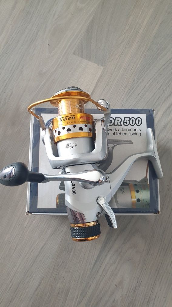 НОВИ!!!Лукс въдица фидер карбон 4.5м 120гр с макара Bait Runner 5000