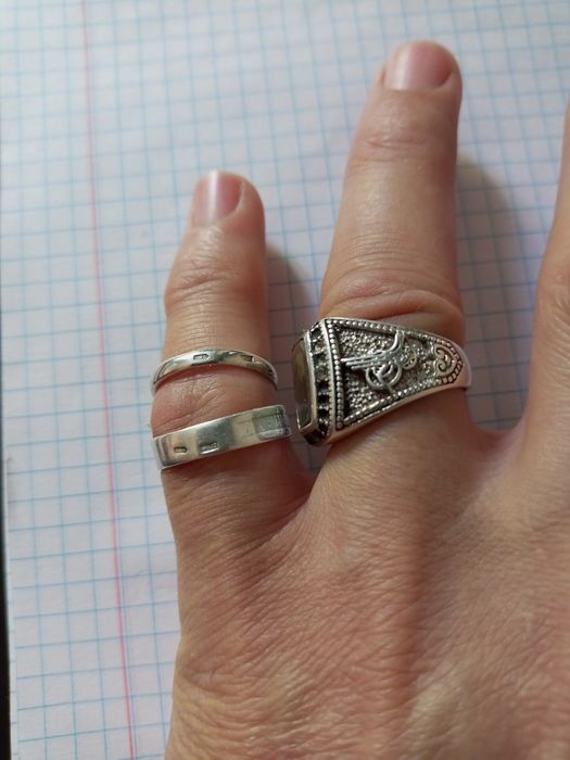Продам 925 серебро Кольца. Цепочки.