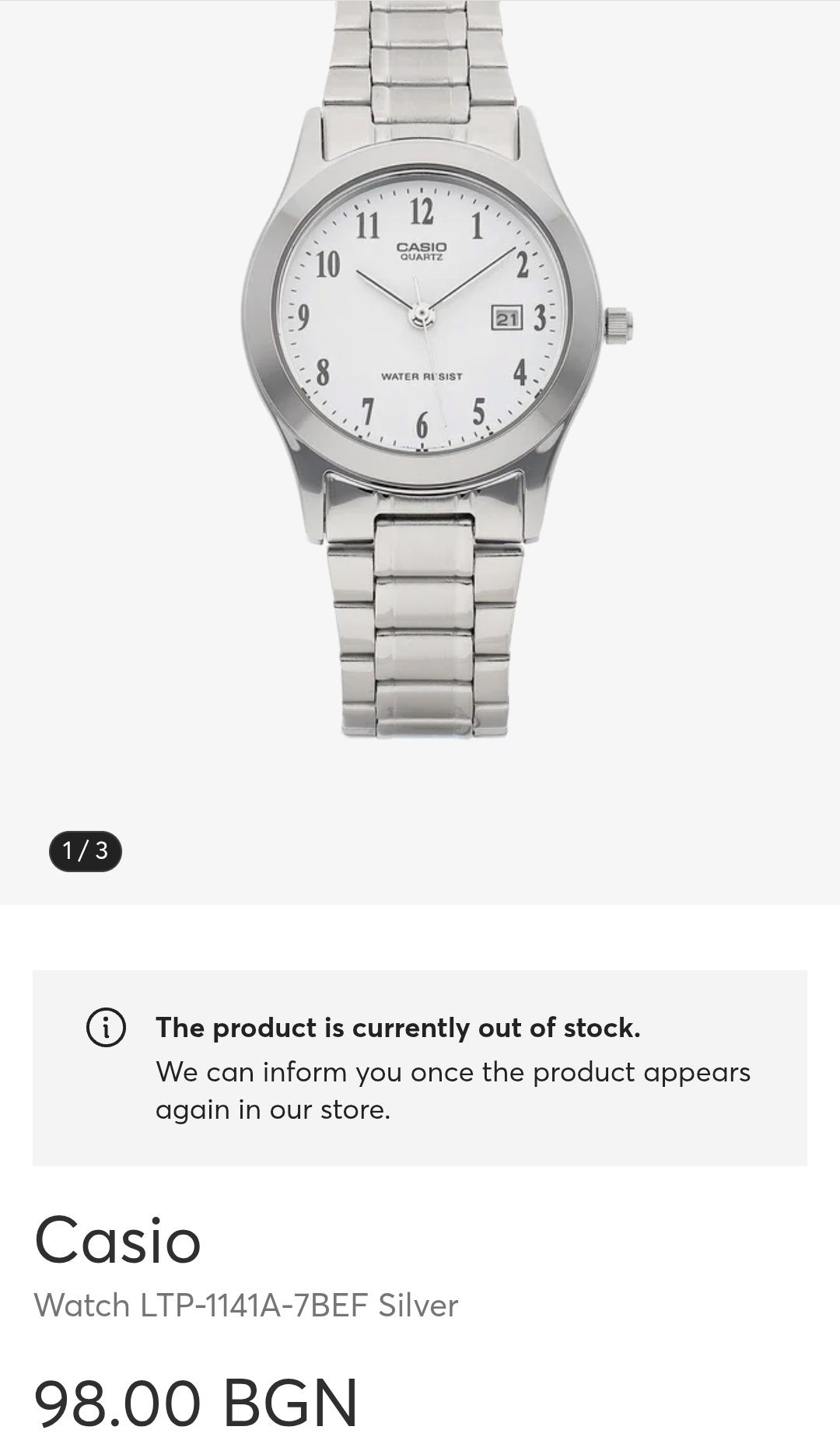 CASIO   quartz..