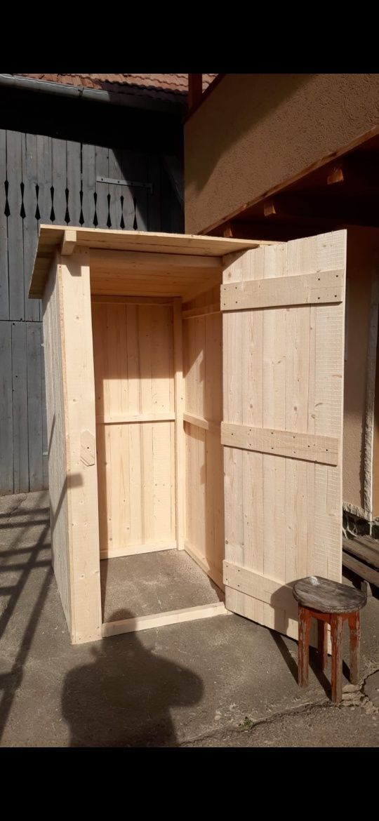 Rondele mesteacăn, wc grădină și afumătoare