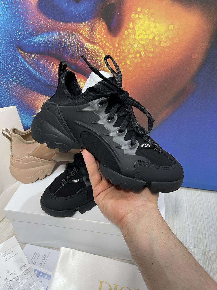 Adidasi Christian Dior D-Connect piele naturala Full Box