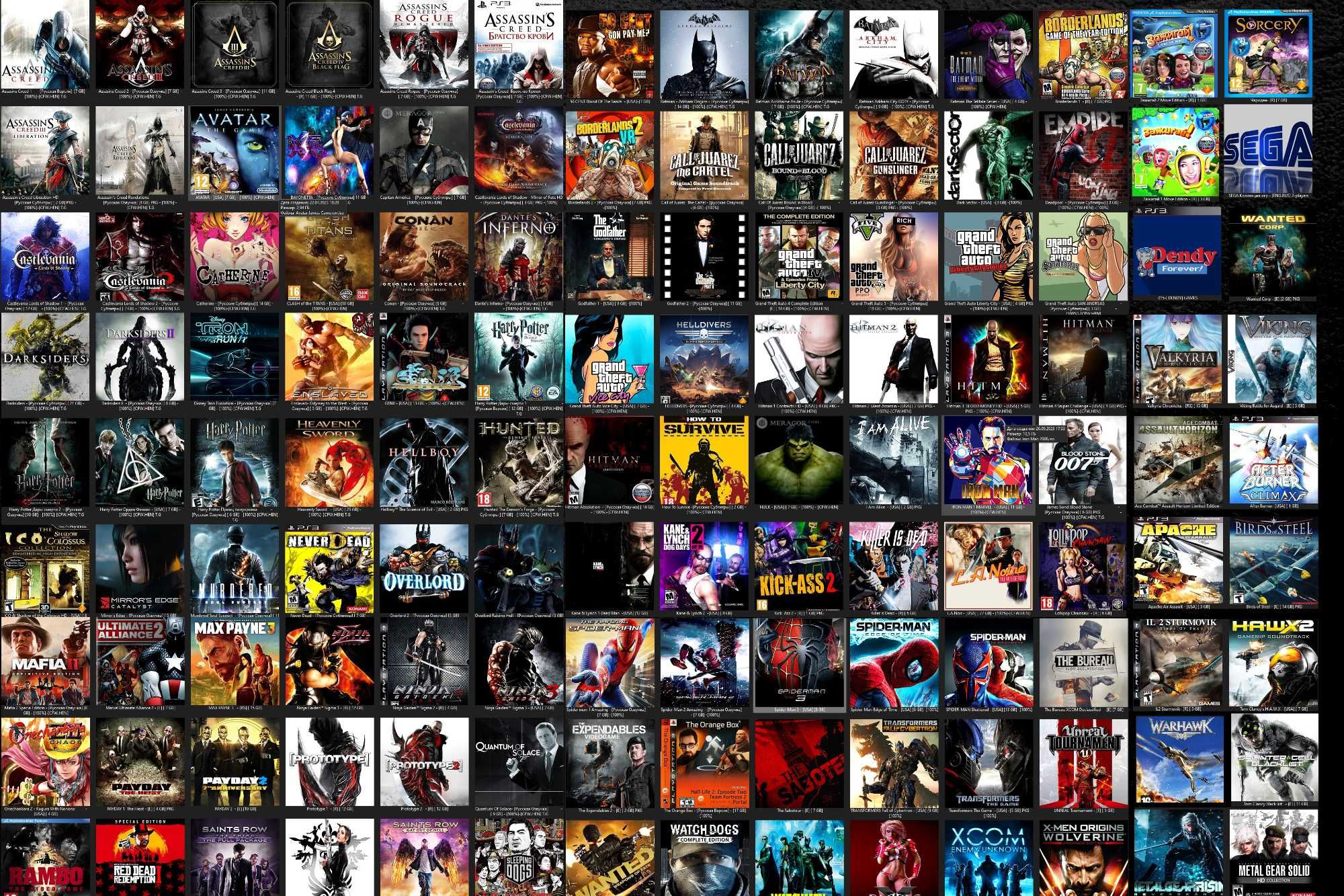 Playstation 3 прошивка установка игр