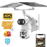 Camera de Supraveghere cu Panou Solar ,PTZ  4G, TSS-Q5M-AZ cu 50X Zoom