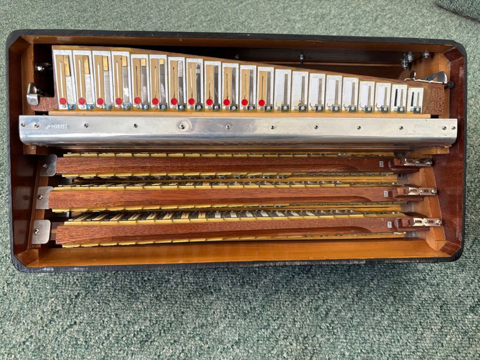 Pigini Button Accordion - BAYAN 58/B DE LUXE (“C” griff in both hands)