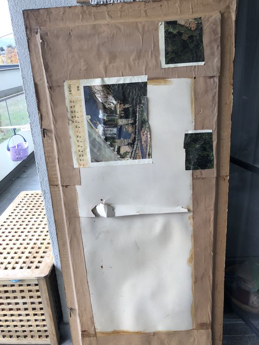 Tablou mare pictat pe panza