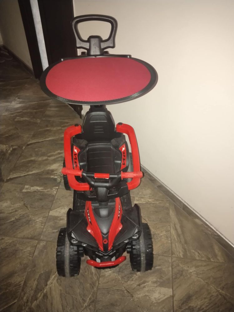 Chipolino Toys - Музикална кола за с дръжка и сенник ATV