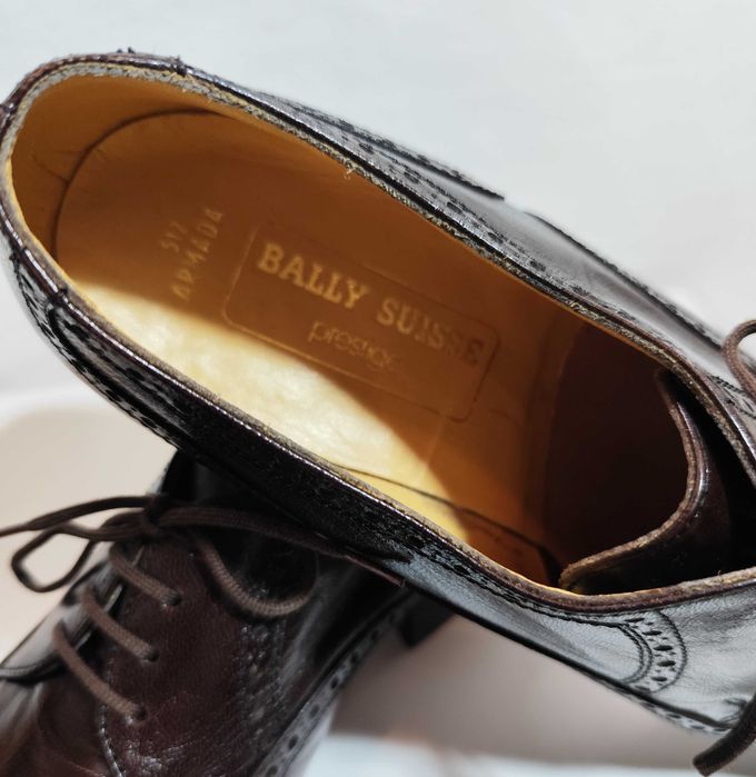 Pantofi de lux 43 43.5 lucrati manual BALLY NOI piele naturala premium