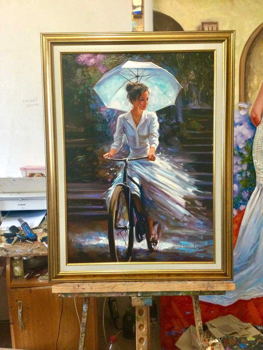 Portrete la comanda,caricatura pictata manual,NU DIGITALA