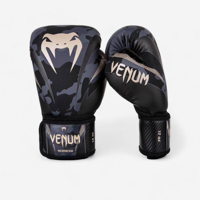 Mănuși Box Venum Impact Dark Camo - 10 OZ - produs resigilat Decathlon