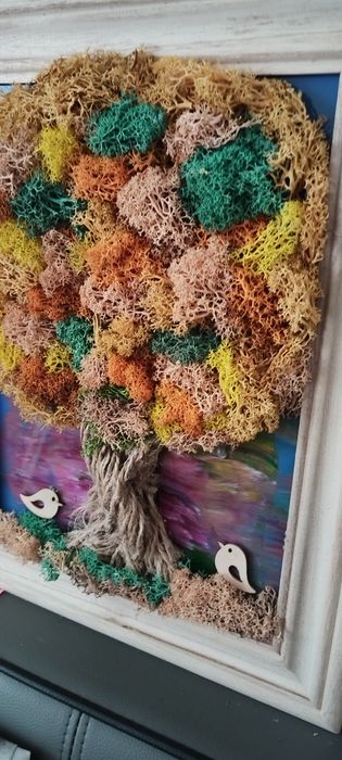 Декорации от жив скандинавски мъх