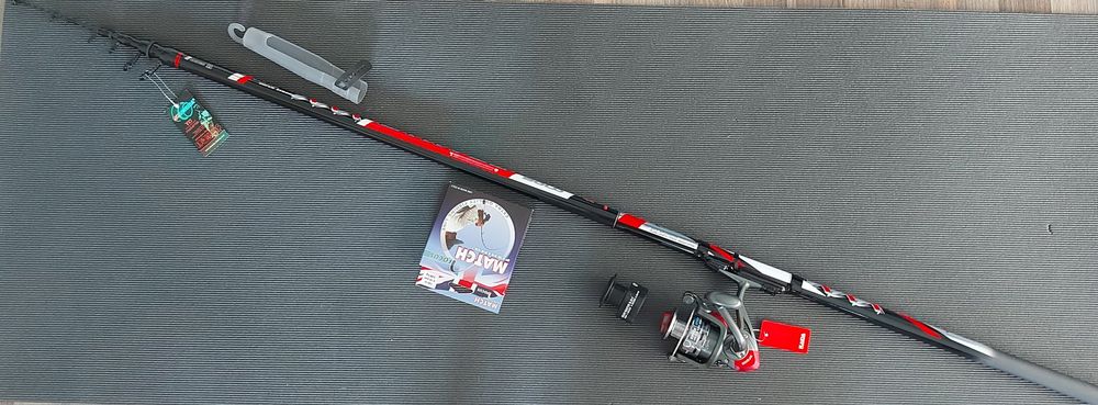 Качествена нова 4м или 5м болонеза с макара и влакно риболов такъм