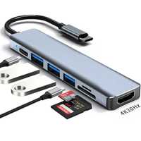 Adaptor laptop Macbook Pro air 13 15 type-c HDMI card SD usb dock hub