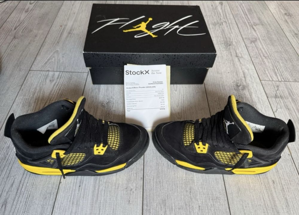 Jordan 4  Yellow Thunder