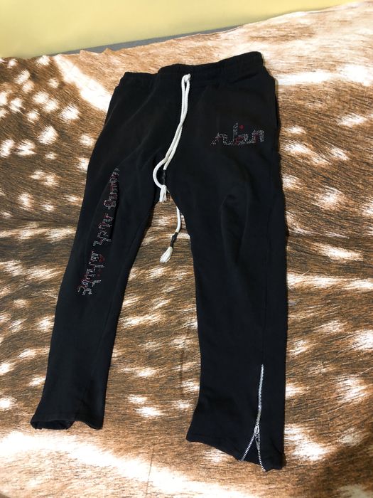 Pantaloni young rich white NBN