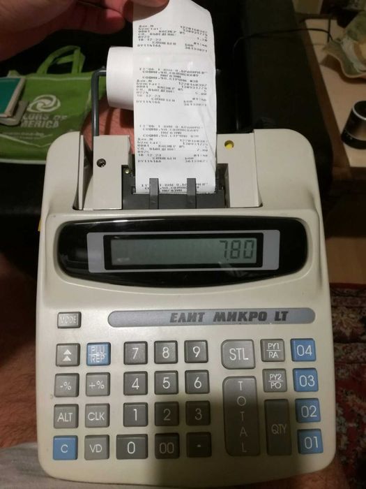 Електронен Касов Апарат с Фискална Памет, модел: „Елит Микро LT“