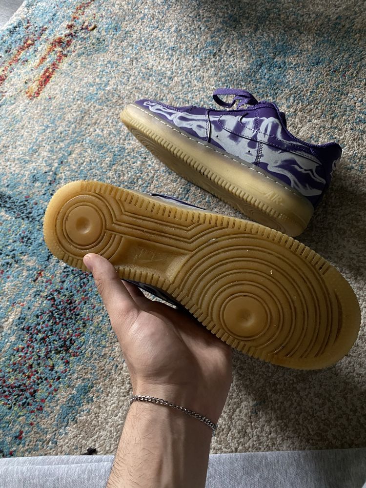 Nike Air Force 1 Purple skeleton 42