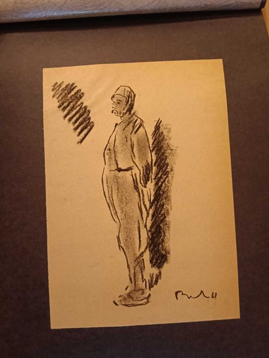 Corneliu Baba, ’Album cu 18 lucrari’| Grafica, carbune pe hartie