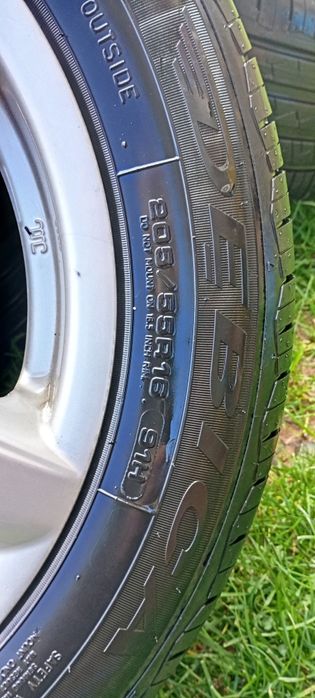 5х112, 16",Ч бр.летни  гуми с джанти