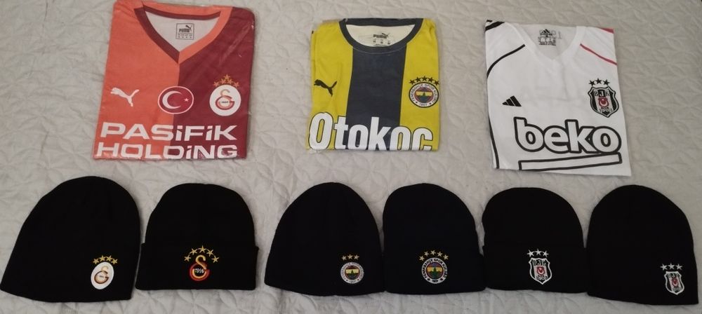 Шапки Галатасарай, Фенербахче, Бешикташ