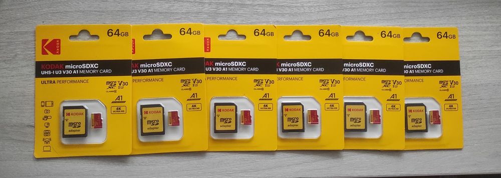 KODAK Micro SD 64GB Class 10 U3 – Нова карта памет