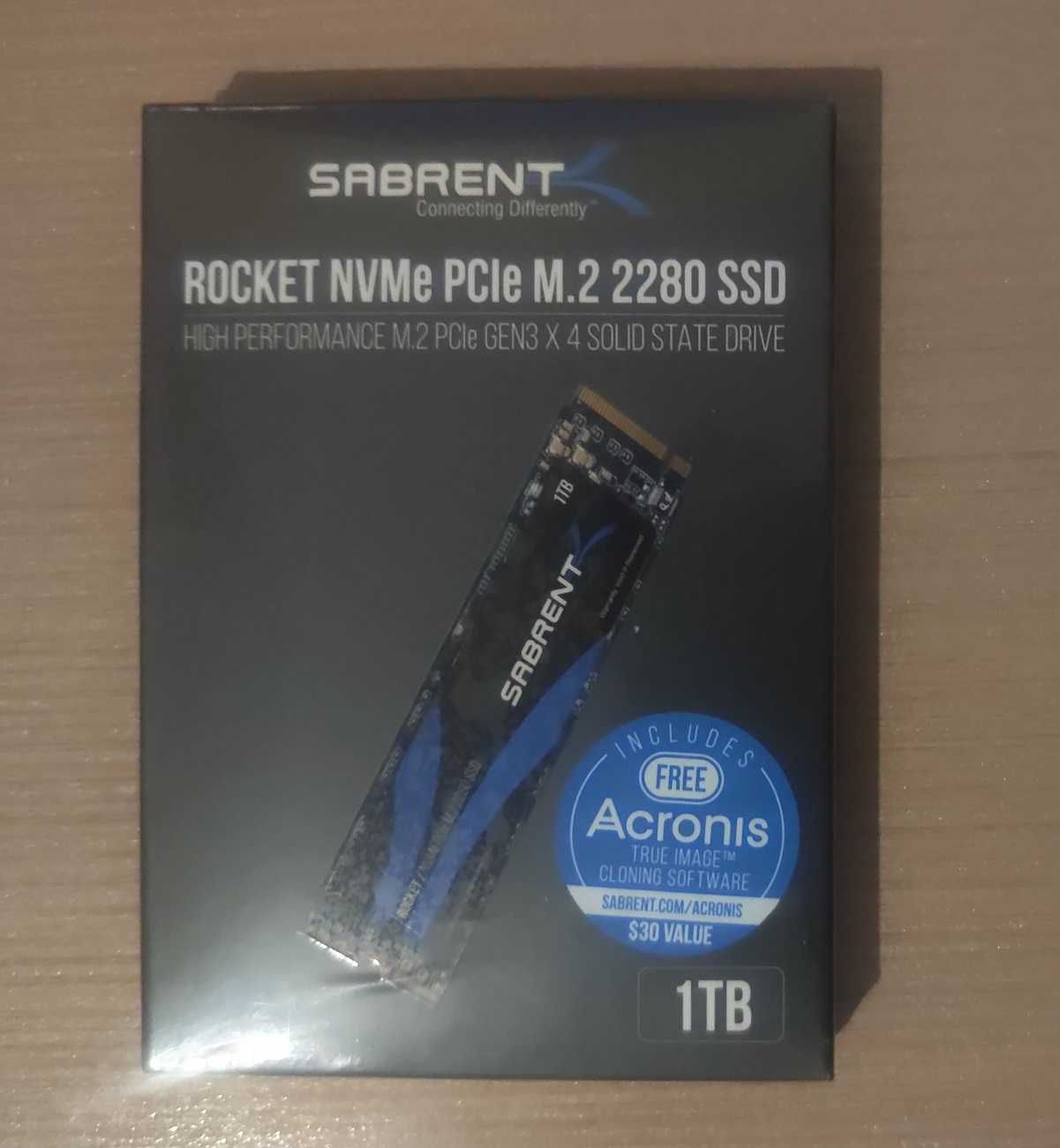 Sabrent Rocket 1TB PCI-E M.2 NVMe SSD, TLC