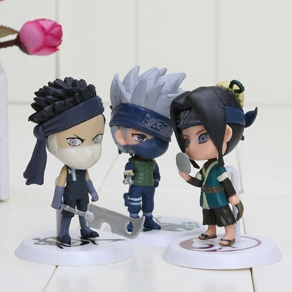 Set figurina Naruto Sasuke Kakashi Sakura Zabuza