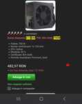 Sursa Seasonic 750w Gold 80+ modulara corsair rtx amd Intel msi