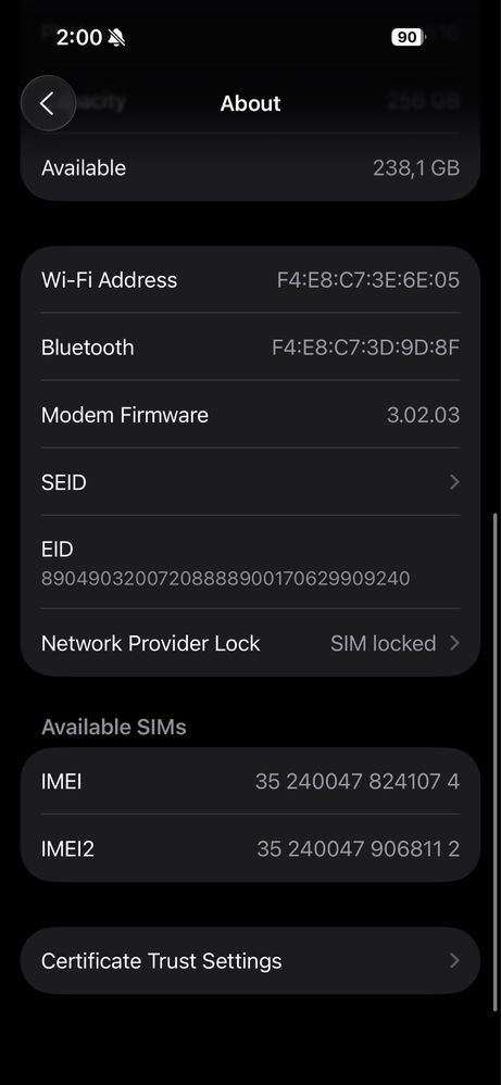 Apple iPhone 15 Pro, 256 GB, Natural Titanium