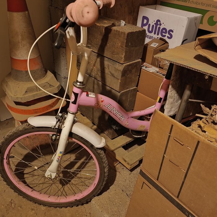 Bicicleta copii junior culoare roz