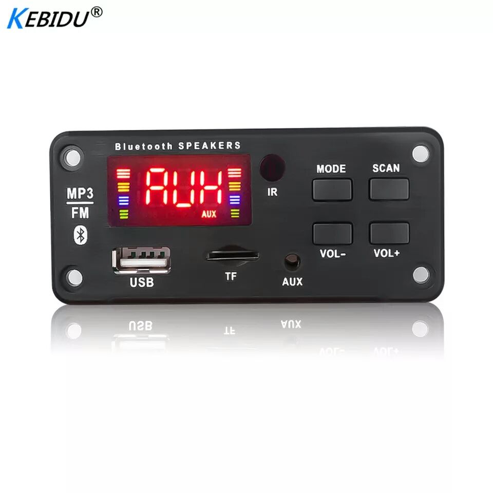 Авто AUDIO Player Bluetooth 5.0 модул за вграждане 5V-12 V,MP3/WMA/SD