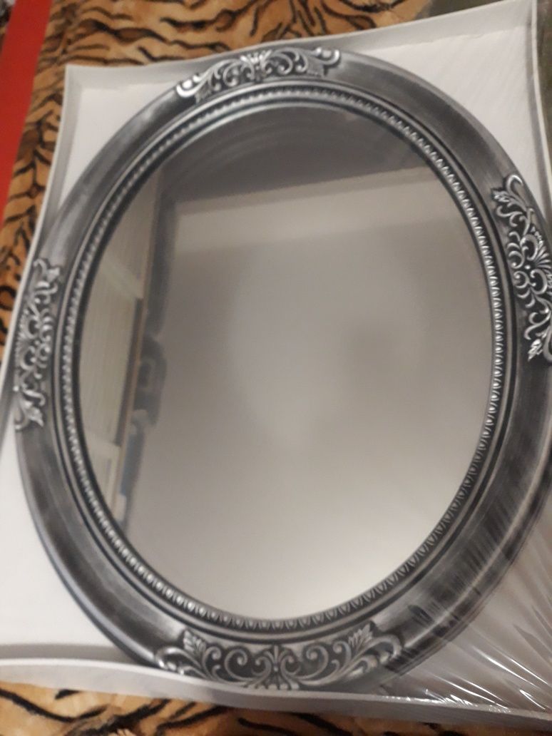 Oglindă Vintage Argintie